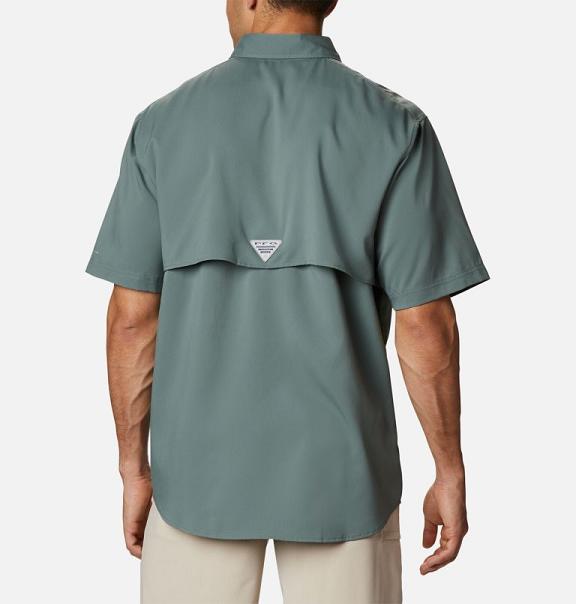 Columbia PFG Blood and Guts III Shirts Green For Men's NZ46085 New Zealand